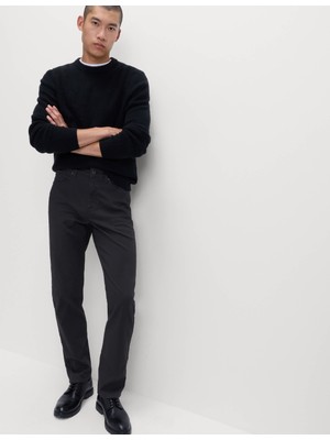 Marks & Spencer Düz Kesim Dokulu Pantolon