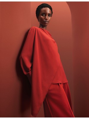 Marks & Spencer Drapeli Detaylı Bluz