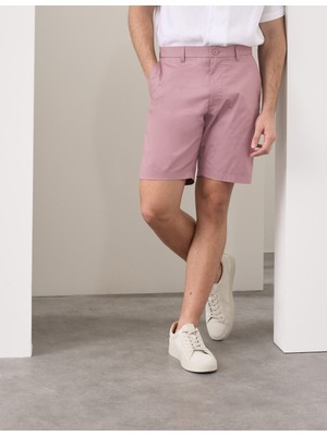 Marks & Spencer Pamuk Karışımlı Regular Fit Chino Şort