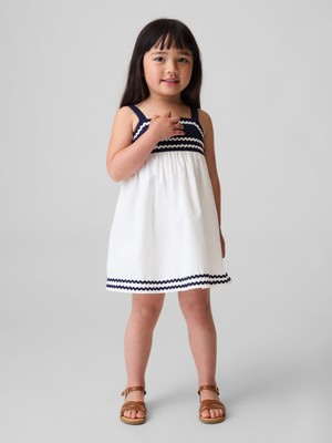 Gap Kız Bebek Lacivert Sailor Askılı Elbise