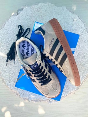 Evlium Adidas Handball Spezial Unisex Bej Spor Ayakkabı