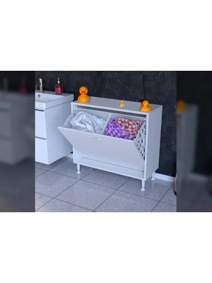 Vivense Söke Sepetli Banyo Dolabı, 75X75X32,7
