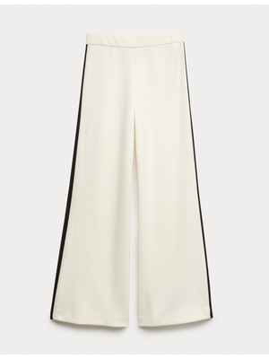 Marks & Spencer Wide Leg Yan Şerit Detaylı Pantolon