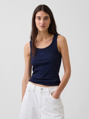 Gap Kadın Lacivert Arch Logo Fitilli Askılı Atlet