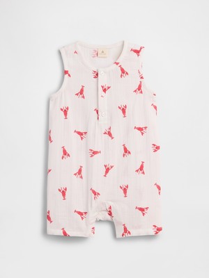 Gap Bebek Beyaz Baby Gauze Tulum