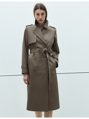 Marks & Spencer Pamuklu Regular Fit Trençkot
