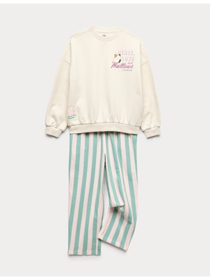 Marks & Spencer Squishmallows Pamuk Karışımlı Eşofman Takımı (2-10 Yaş)