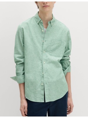Marks & Spencer Keten Karışımlı Gömlek