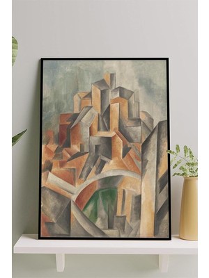 Vuralsin38 (PSTER14767) The Reservoir Horta - Pablo Picasso Sanatsal Çerçeveli Tablo 40 x 50