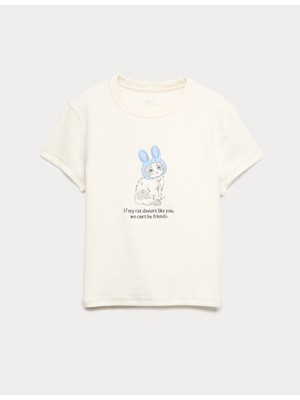 Marks & Spencer Desenli Çocuk T-Shirt