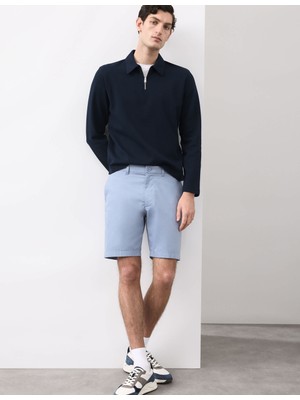 Marks & Spencer Pamuk Karışımlı Regular Fit Chino Şort