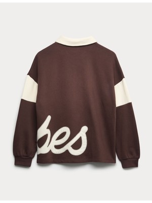 Marks & Spencer Pamuklu Rugby Sweatshirt