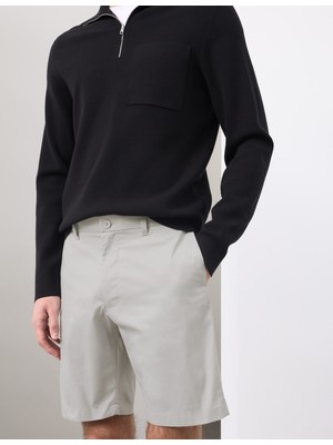 Marks & Spencer Pamuk Karışımlı Regular Fit Chino Şort