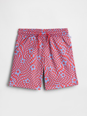 Gap Erkek Bebek Turuncu Pull-On Mesh Şort