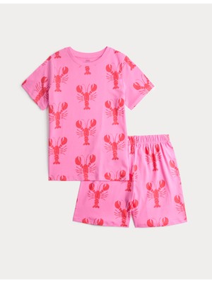Marks & Spencer Saf Pamuklu Pijama Takımı