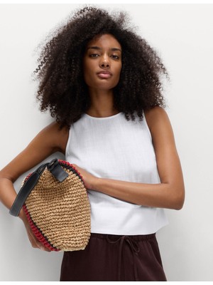 Marks & Spencer Keten Karışımlı Bluz