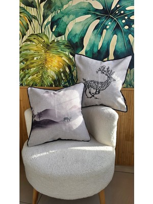 Özdilek Sparkle Winter Kırlent Kılıfı 2 Li (Nakış Işlemeli)