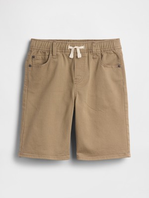 Gap Erkek Çocuk Bej Kids Pull-On Loose Denim Şortlar