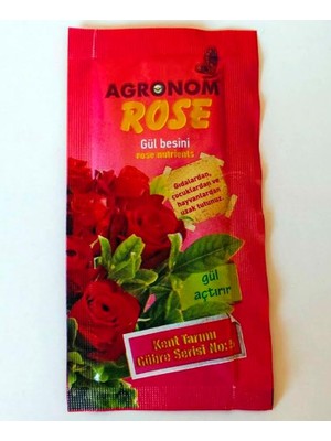 Vuralsin38 Agronom Rose Gül Besin Takviyesi, Güller Için Özel Gübre Katkısı, Canlı Renk ve Uzun Ömürlü Çiçeklenme Sağlayan Formül