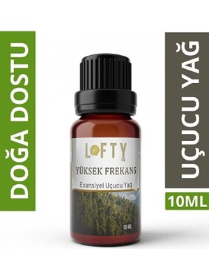 Vuralsin38 Lofty Yüksek Frekans Saf Uçucu Yağ (10ML) -%100 Doğal Esansiyel Yağ | Buhurdanlık, Difüzör ve Oda Kokusu Için Ferahlatıcı Etki