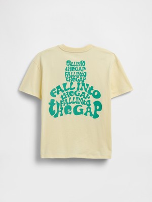 Gap Erkek Çocuk Sarı Brannan Bear Cep T-Shirt