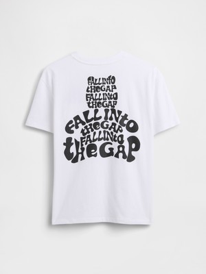 Gap Erkek Çocuk Beyaz Brannan Bear Cep T-Shirt