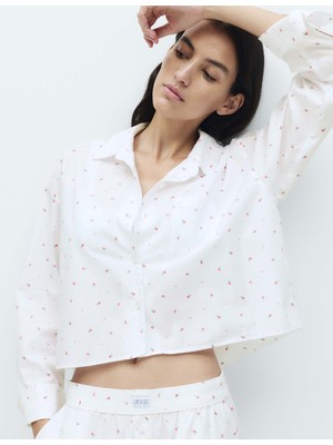 Marks & Spencer Desenli Pijama Üstü