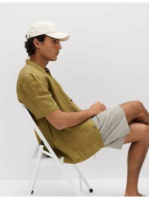 Marks & Spencer Keten Kısa Kollu Gömlek