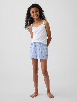 Gap Kız Çocuk Açık Mavi %100 Recycled Pijama Takımı