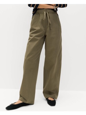 Marks & Spencer Pamuklu Barrel Paça Pantolon