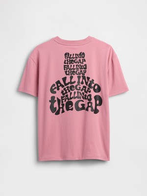 Gap Erkek Çocuk Pembe Brannan Bear Cep T-Shirt