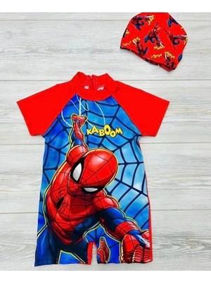 Gny Giyim Erkek Çocuk Spiderman Örümcek Adam Mayo Bone Takım