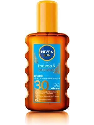 Vuralsin38 Sun SPF30 Koruma & Bronzluk Güneş Yağı Spreyi (200 Ml), Doğal Pro-Melanin Özleri ile Doğal Bronzluk, Yüksek Güneş Koruması, Bronzlaştırıcı ve Güneş Koruyucu Güneş Kremi