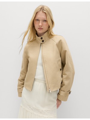 Marks & Spencer Saf Pamuklu Utility Ceket