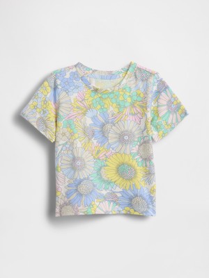 Gap Kız Bebek Çok Renkli Mix & Match Baskılı T-Shirt
