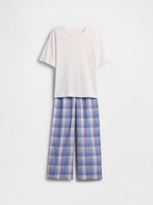 Gap Erkek Çocuk Mavi Recycled Pijama Takımı