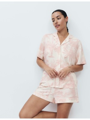 Marks & Spencer Desenli Pijama Takımı