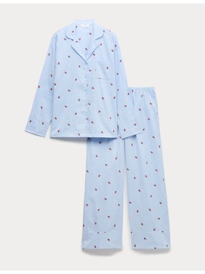 Marks & Spencer Desenli Pijama Takımı