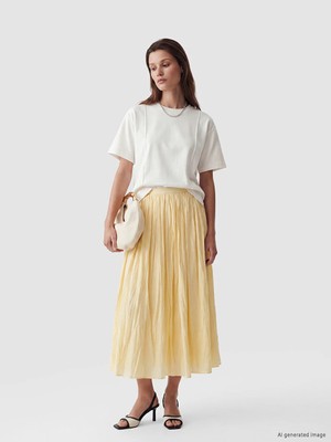 Lcw Modest Sarı Etek