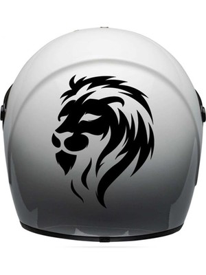 Vuralsin38 Aslan Araba, Motorsiklet, Kask, Laptop, Cam, Duvar 12X9 cm