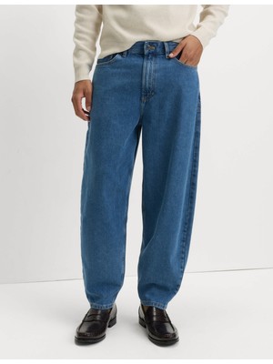Marks & Spencer Pamuklu Barrel Leg Jean