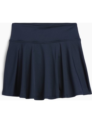 Gap Kız Çocuk Lacivert Uniform Şort Etek