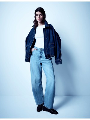 Marks & Spencer Yüksek Bel Barrel Leg Jean