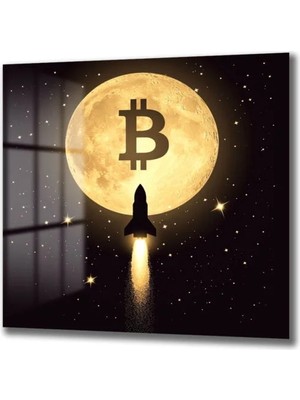 GLAZELLA Bitcoin Ay Yolculuğu: Kripto Yükselişi Cam Tablo