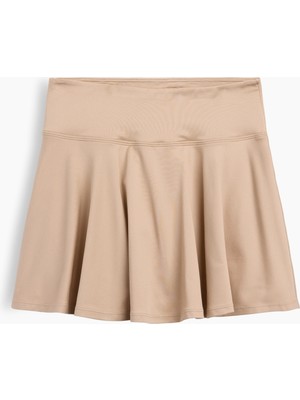 Gap Kız Çocuk Açık Kahverengi Uniform Şort Etek