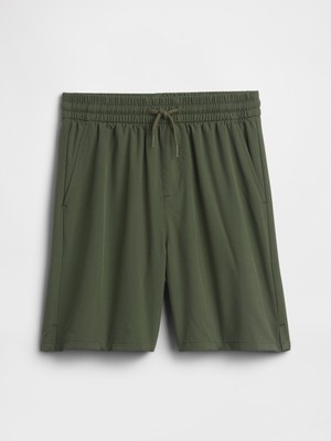 Gap Erkek Çocuk Koyu Yeşil Relaxed Pull-On Performans Şort