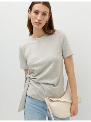 Marks & Spencer Bel Detaylı Regular Fit T-Shirt