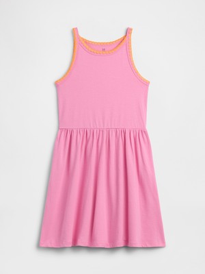 Gap Kız Çocuk Pembe Kids Jersey Elbise