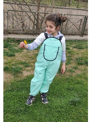 Novy Baby Su Geçirmez Kumaş - Oyun ve Yağmur Tulumu - Salopet - 2-9 Yaş