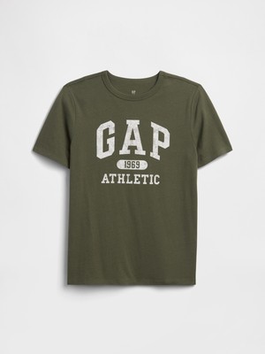 Gap Erkek Çocuk Haki Gap Grafik T-Shirt